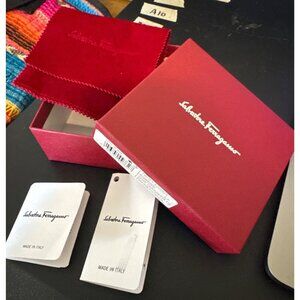 Salvatore Ferragamo Belt Gift Box ONLY New 4.25" x 3.75"